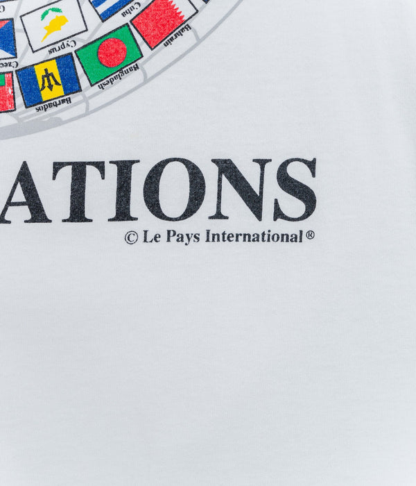 90’S LE PAYS INTERNATIONAL PRINTED T-SHIRT MADE IN USA - WEAREALLANIMALS