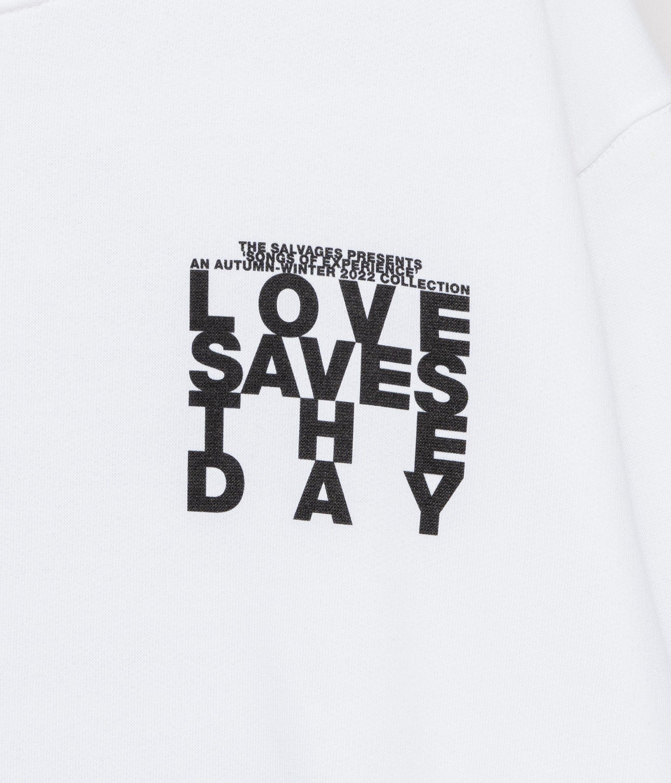 THE SALVAGES "Love Saves The Day Hoodie" White