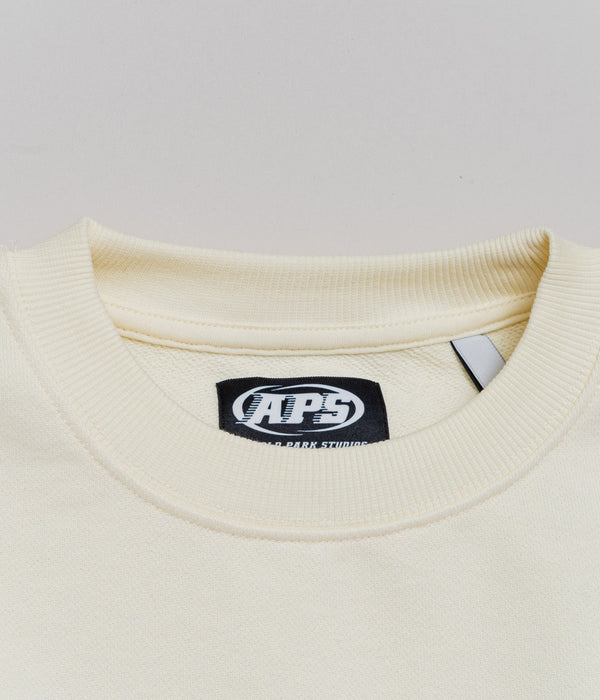 Arnold Park Studios "CAT LOGO CREW NECK" CREAM - WEAREALLANIMALS