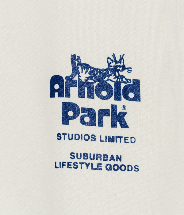 Arnold Park Studios "CAT LOGO CREW NECK" CREAM - WEAREALLANIMALS