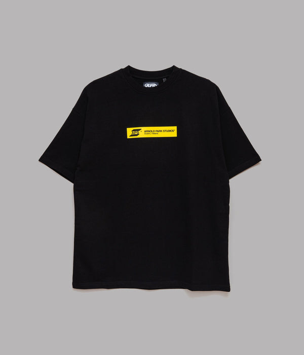 Arnold Park Studios "ELEKTRISKA LOGO SHORT SLEEVE" BLACK - WEAREALLANIMALS