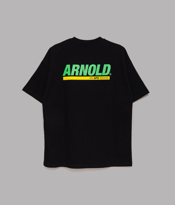 Arnold Park Studios "ELEKTRISKA LOGO SHORT SLEEVE" BLACK - WEAREALLANIMALS