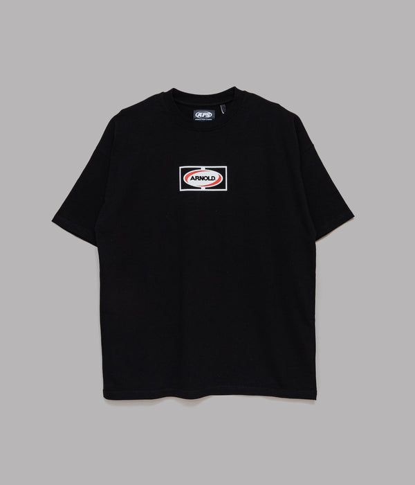 Arnold Park Studios "WELDING MULTI LOGO SHORT SLEEVE" BLACK - WEAREALLANIMALS