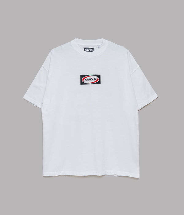 Arnold Park Studios "WELDING MULTI LOGO SHORT SLEEVE" WHITE - WEAREALLANIMALS