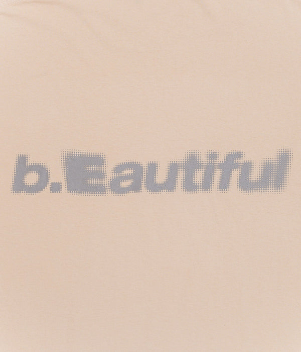 b.Eautiful "b-mode T-Shirt" Beige / Grey - WEAREALLANIMALS