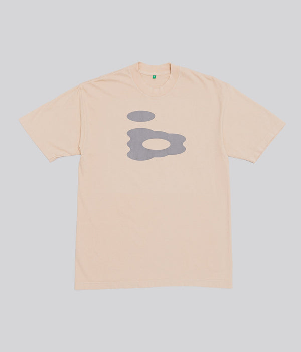 b.Eautiful "b-mode T-Shirt" Beige / Grey - WEAREALLANIMALS