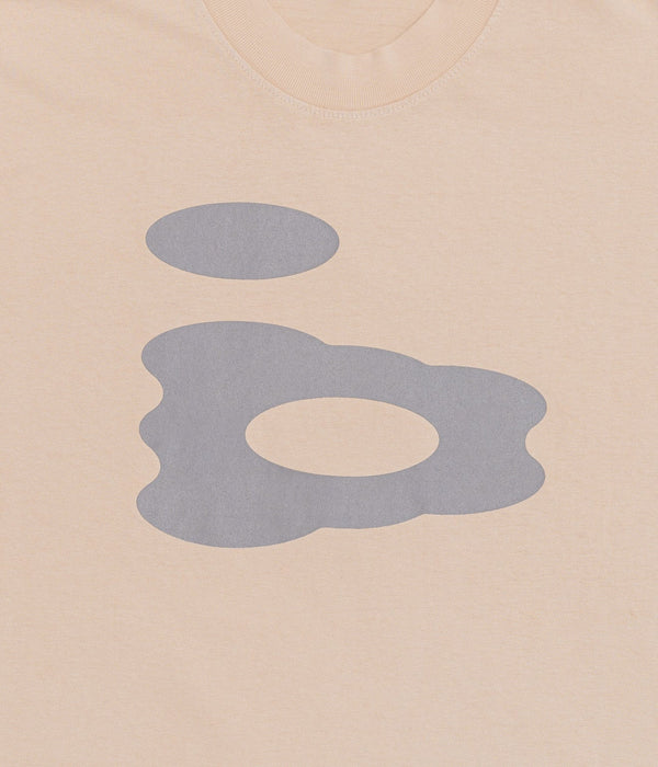 b.Eautiful "b-mode T-Shirt" Beige / Grey - WEAREALLANIMALS