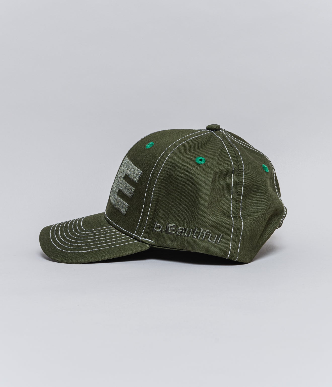 b.Eautiful "b.E Hat" Dark Green / Dark Green - WEAREALLANIMALS