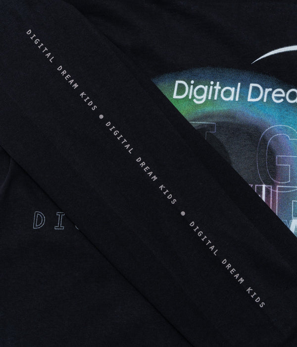 b.Eautiful "Digital Dream Kids LS Shirt" Black - WEAREALLANIMALS