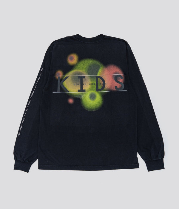 b.Eautiful "Digital Dream Kids LS Shirt" Black - WEAREALLANIMALS