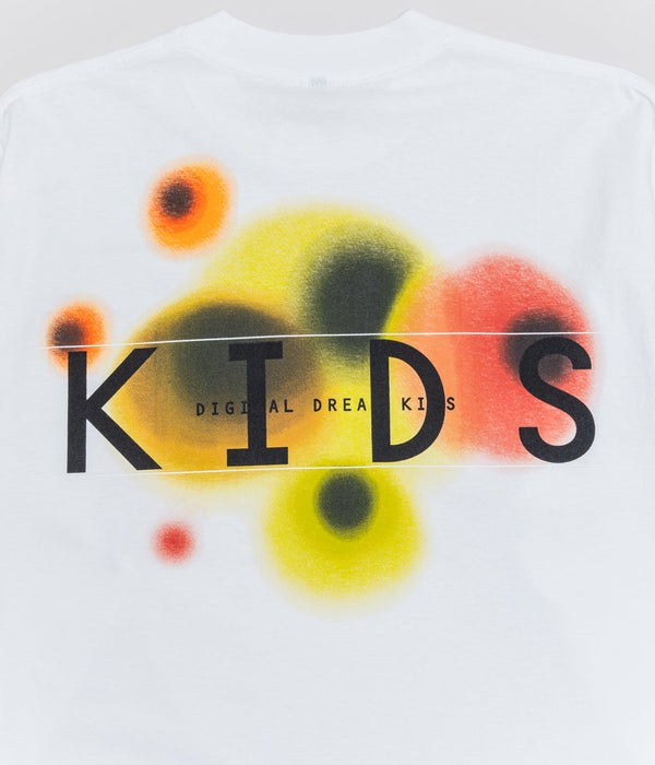 b.Eautiful "Digital Dream Kids LS Shirt" White - WEAREALLANIMALS