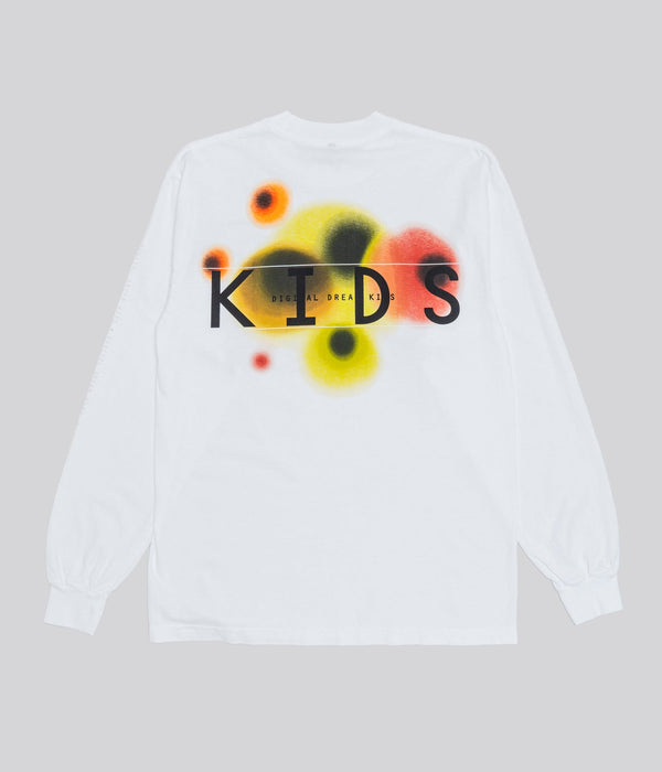 b.Eautiful "Digital Dream Kids LS Shirt" White - WEAREALLANIMALS