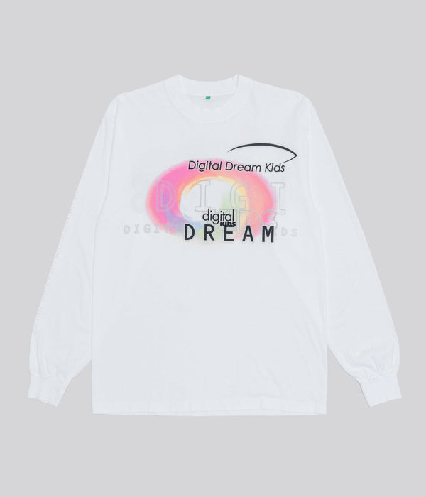 b.Eautiful "Digital Dream Kids LS Shirt" White - WEAREALLANIMALS