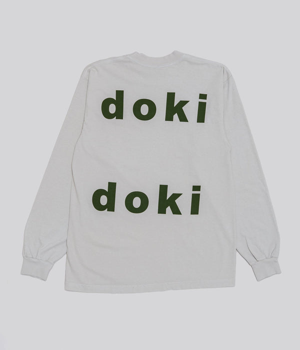 b.Eautiful "doki-doki LS Shirt" Cement - WEAREALLANIMALS