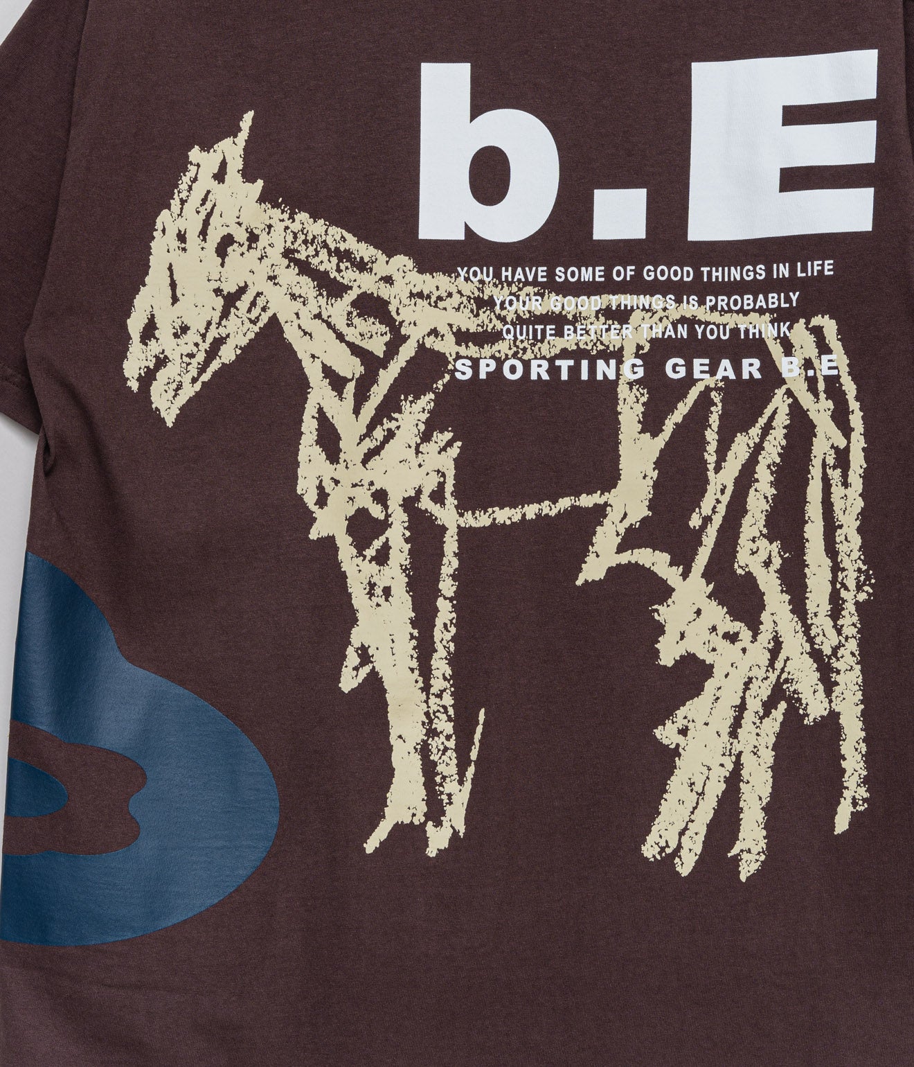 b.Eautiful "Horse T-Shirt" Chocolate - WEAREALLANIMALS