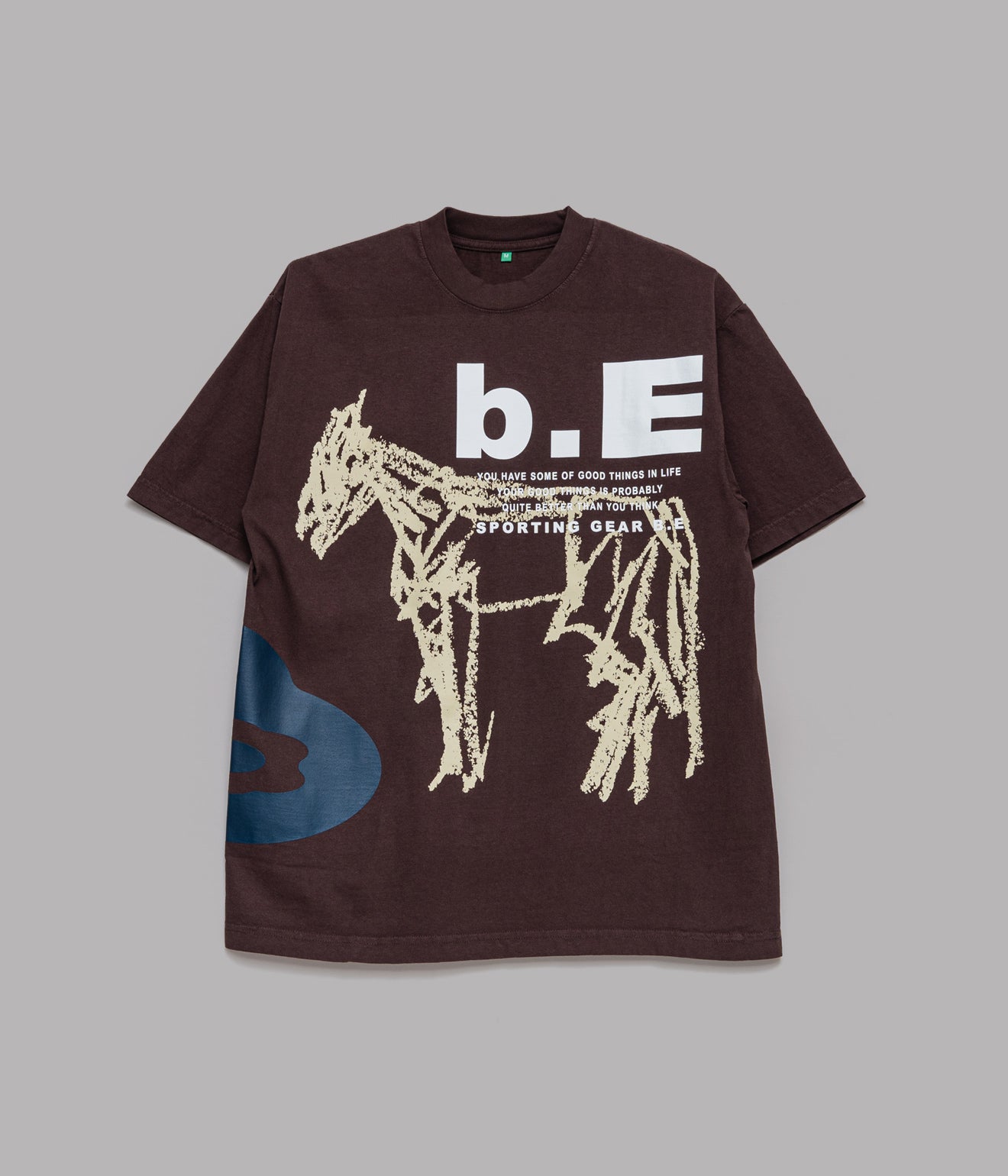 b.Eautiful "Horse T-Shirt" Chocolate - WEAREALLANIMALS
