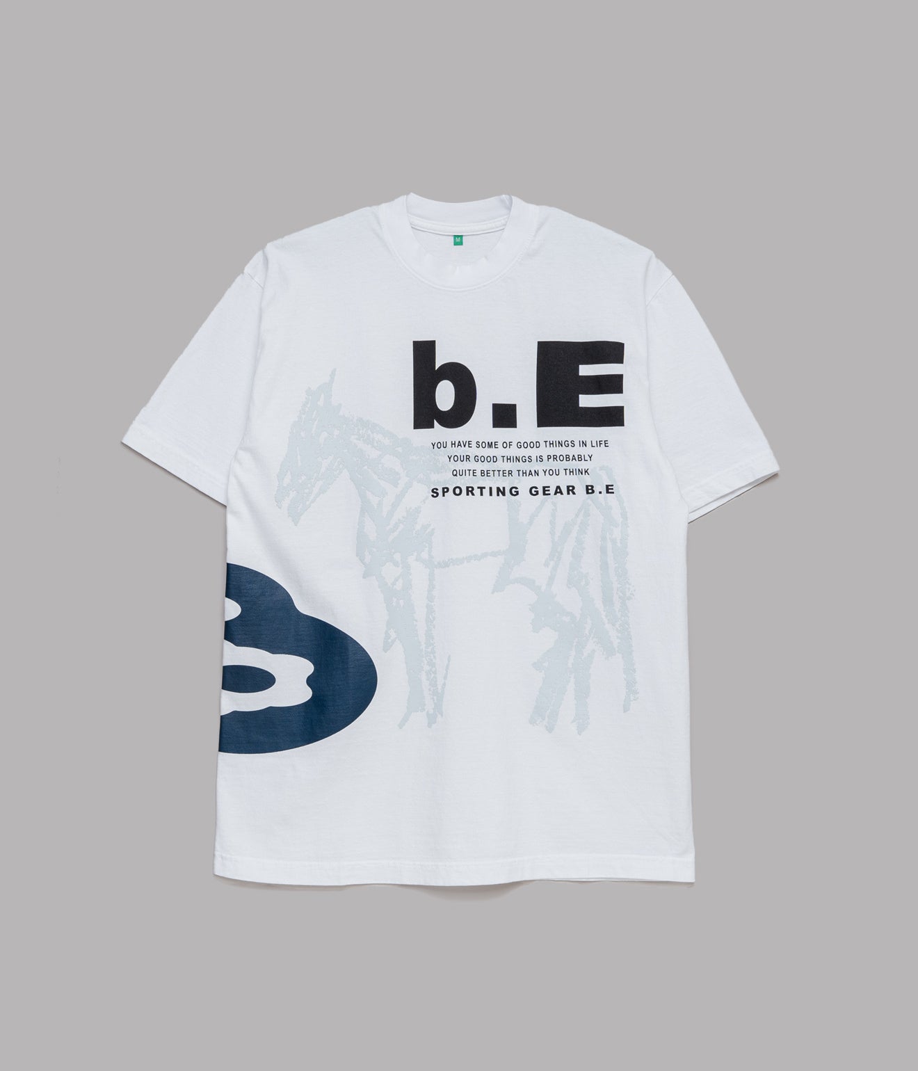 b.Eautiful "Horse T-Shirt" White - WEAREALLANIMALS