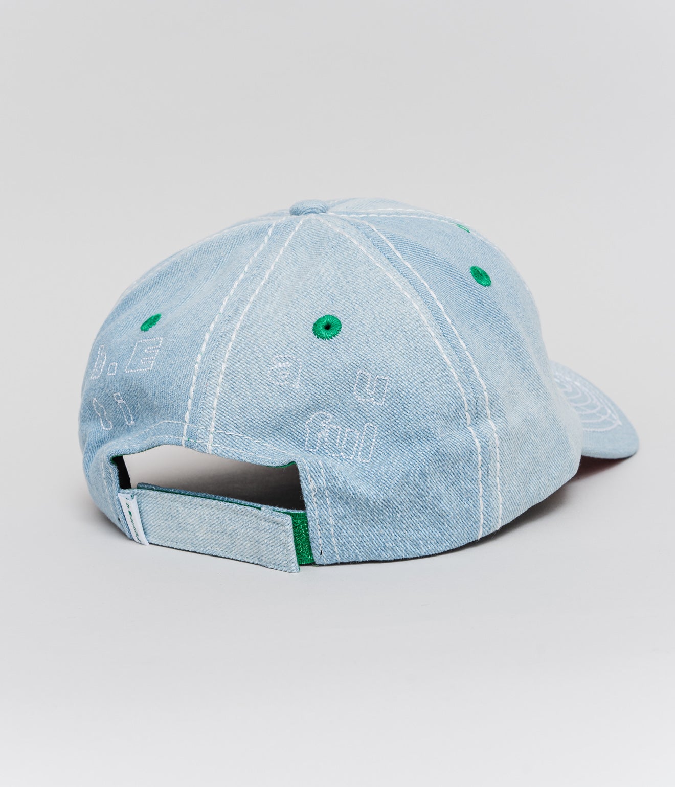 b.Eautiful "Vapor 6 Panel Hat" Light Denim / White - WEAREALLANIMALS