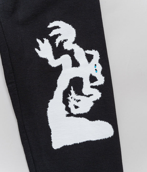 b.Eautiful x NANOOK "Bigfoot Sweatpants" Black - WEAREALLANIMALS