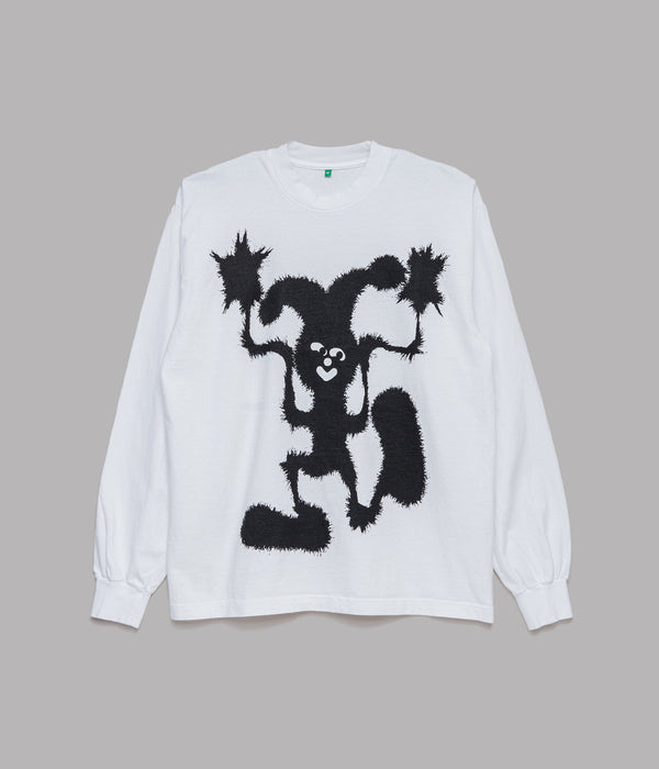 b.Eautiful x NANOOK "Shinka LS T-Shirt" White - WEAREALLANIMALS