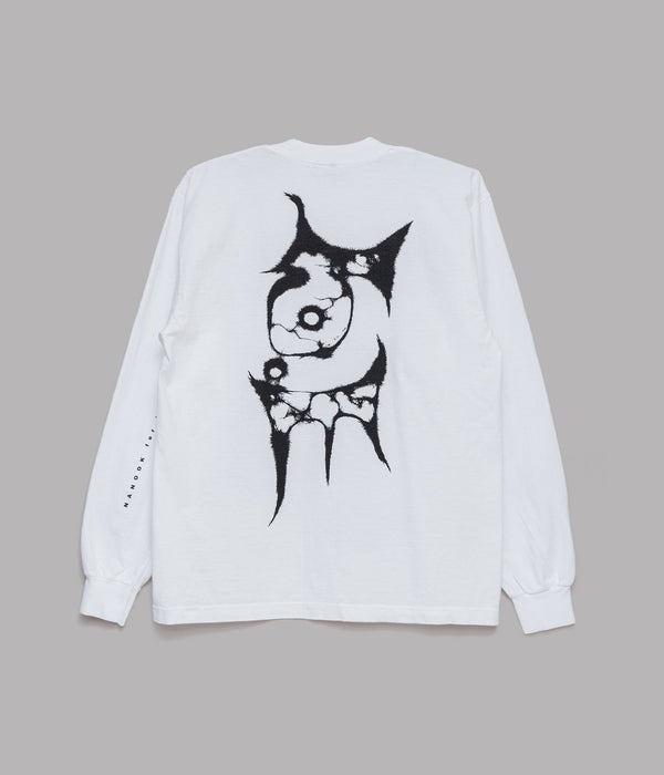 b.Eautiful x NANOOK "Shinka LS T-Shirt" White - WEAREALLANIMALS