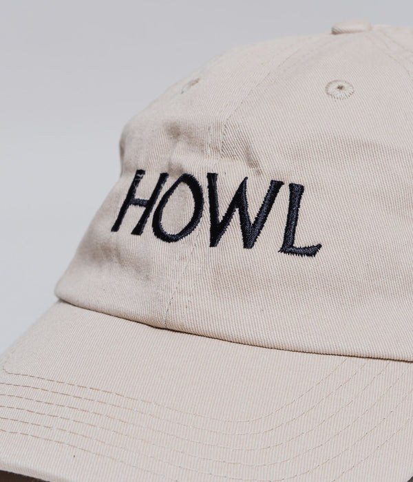 City Lights Bookstore "HOWL logo Cap" Khaki - WEAREALLANIMALS