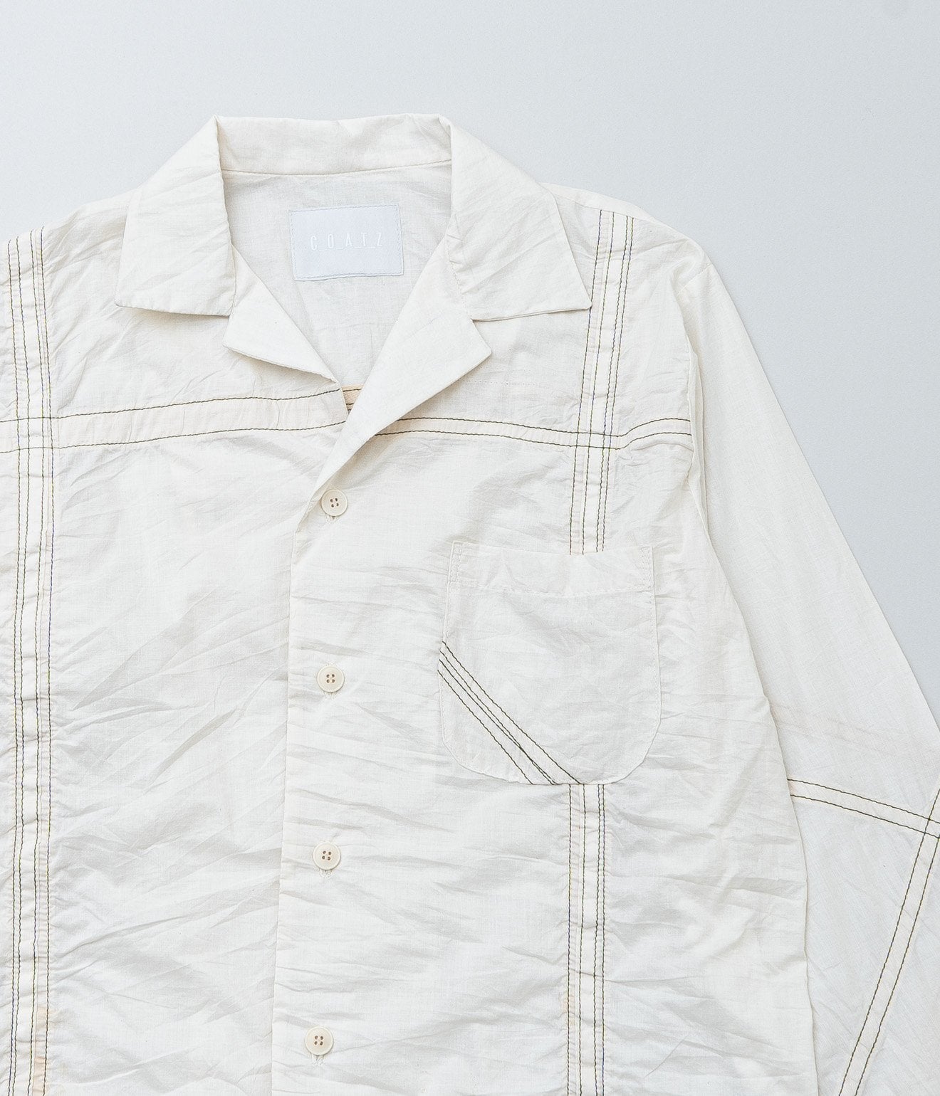 COATZ Long Sleeve Shirt In Vintage Silk Parachute Jump05 - WEAREALLANIMALS
