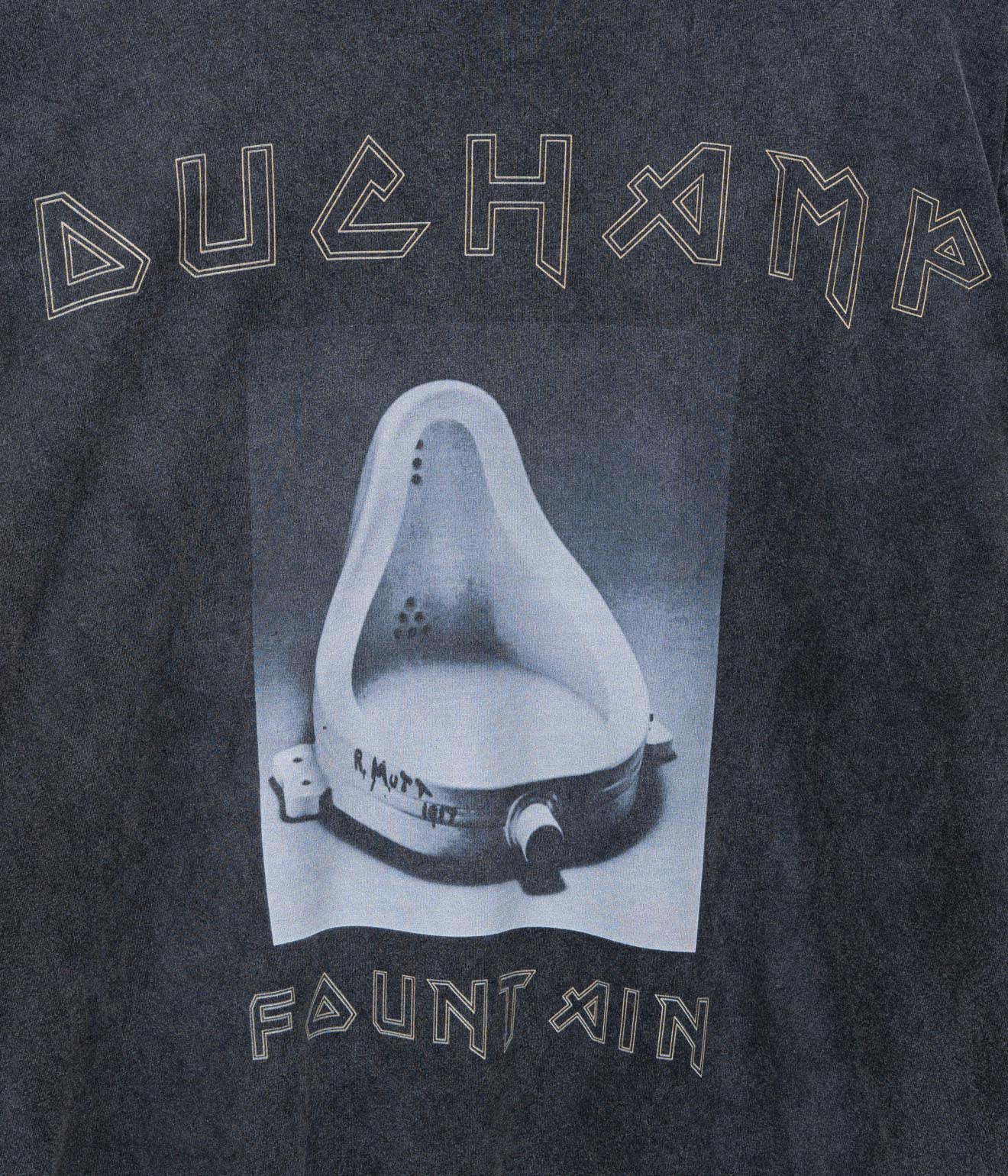 DEATHMASK Merchandise "DUCHAMP FOUNTAIN" DOUBLE-SIDED PRINT L/S - WEAREALLANIMALS