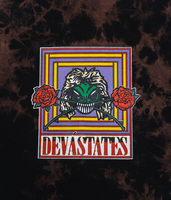 DEVÁ STATES "APPETITE" T-SHIRT BLEACHED BLACK - WEAREALLANIMALS