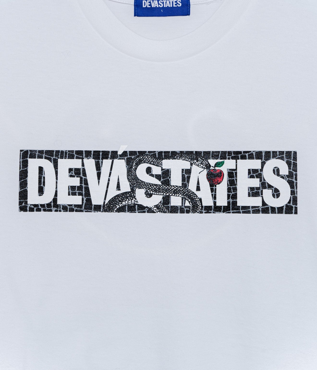DEVÁ STATES "SERPENTS T-Shirt" White - WEAREALLANIMALS