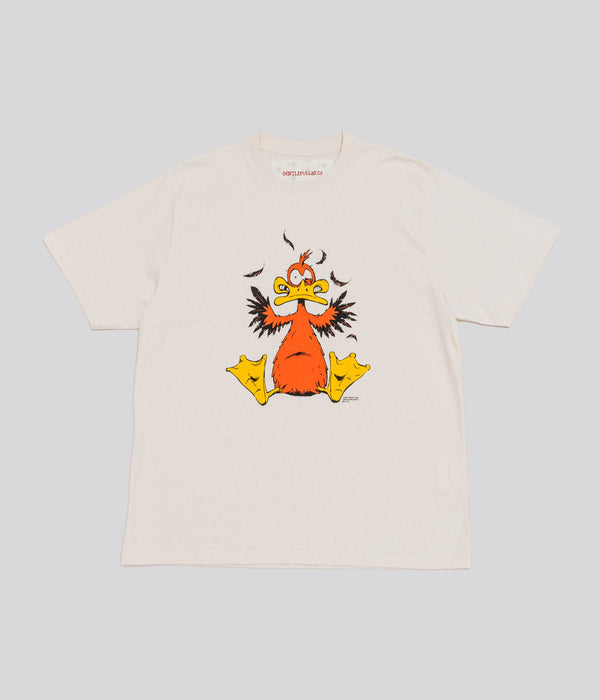 Gentle Fullness "Recycled Cotton SS Tee Duckman" Oatmeal - WEAREALLANIMALS