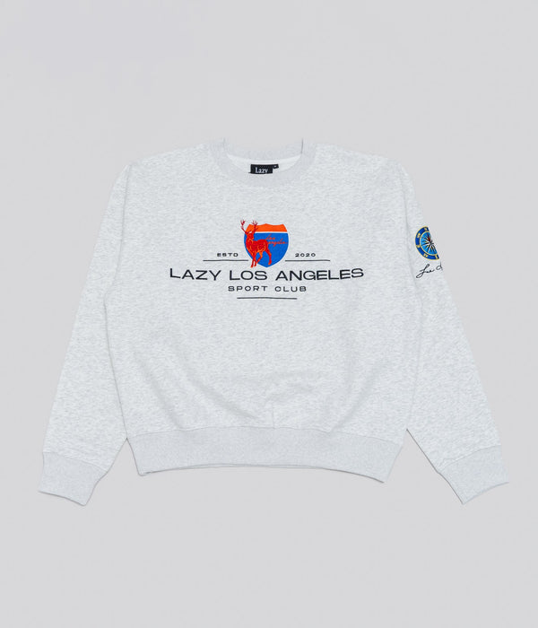 Lazy Los Angeles "Sport Club Crewneck" - WEAREALLANIMALS