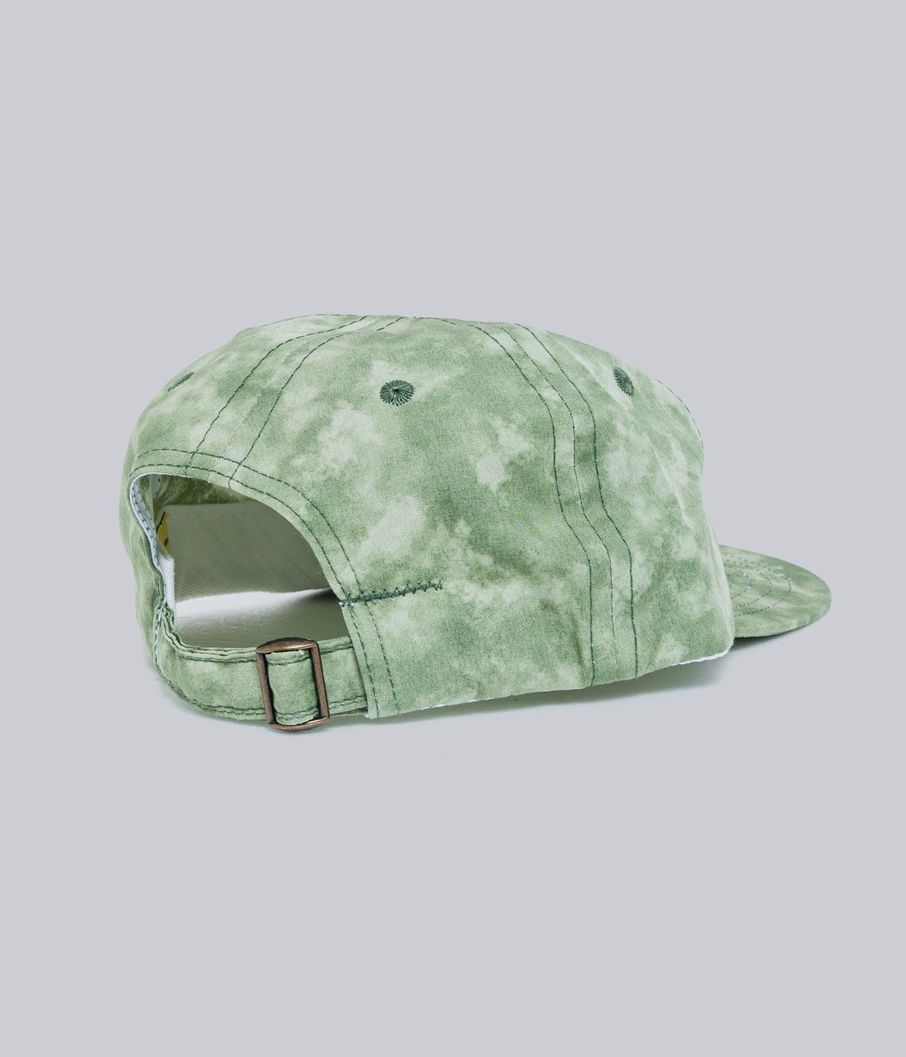 LITE YEAR "Japanese Cotton Twill 6 Panel Cap" Cloudy Washed Green - WEAREALLANIMALS