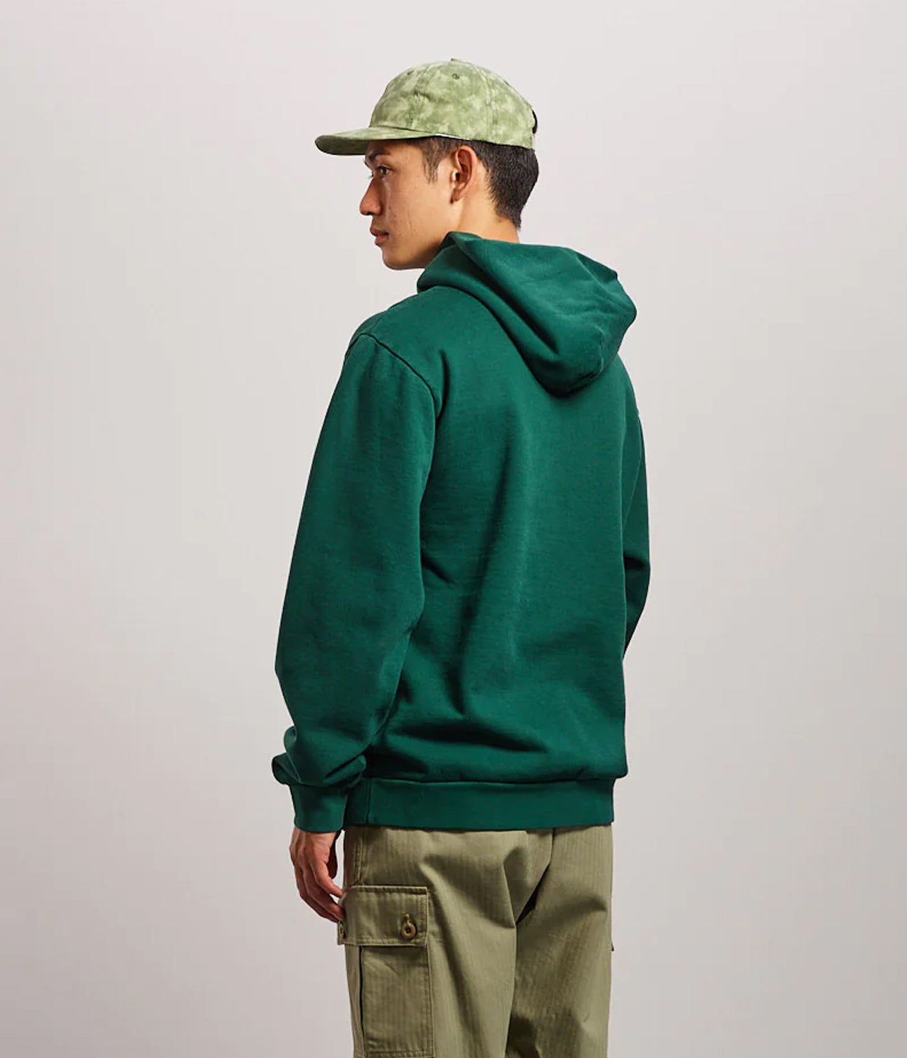 LITE YEAR "Japanese Cotton Twill 6 Panel Cap" Cloudy Washed Green - WEAREALLANIMALS