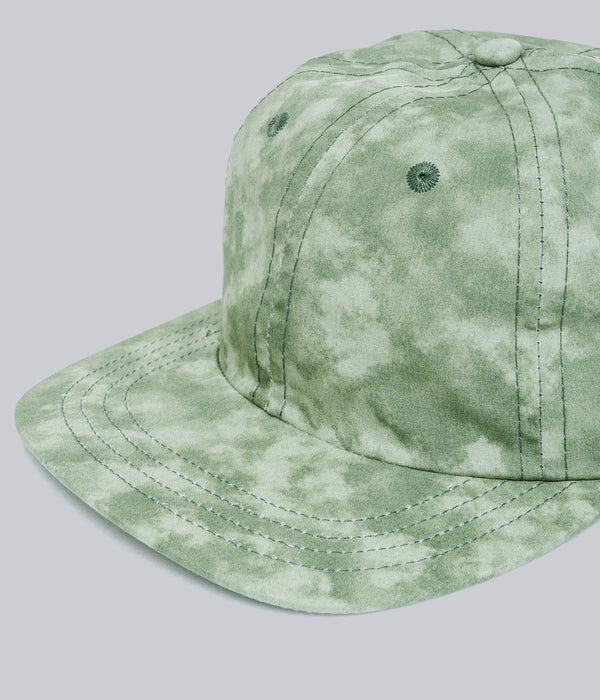 LITE YEAR "Japanese Cotton Twill 6 Panel Cap" Cloudy Washed Green - WEAREALLANIMALS