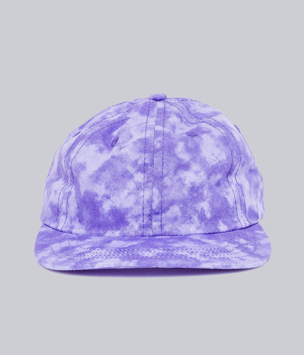 LITE YEAR "Japanese Cotton Twill 6 Panel Cap" Cloudy Washed Purple - WEAREALLANIMALS