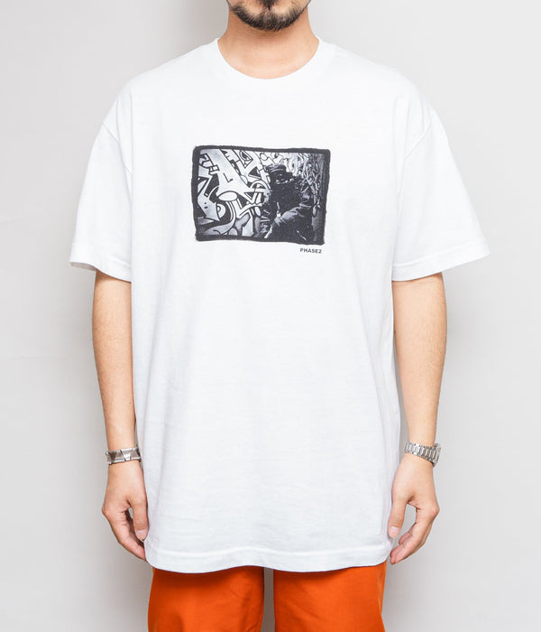 LOOSEJOINTS "MARI HORIUCHI - Phase 2 /// Aerosol Art Innovator S/S T-SHIRT" WHITE - WEAREALLANIMALS