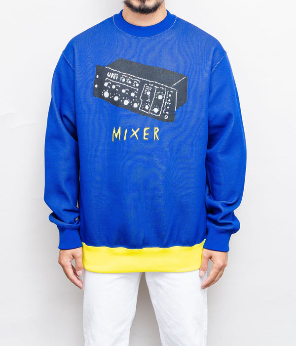 LOOSEJOINTS "Moka 'mixer sweater' KNIT CREW" - WEAREALLANIMALS