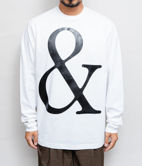 LOOSEJOINTS "Noriteru Minezaki '&' L/S TEE" WHT - WEAREALLANIMALS