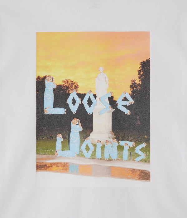 LOOSEJOINTS "SO MITSUYA - 'Grandma font' S/S TEE" WHT - WEAREALLANIMALS