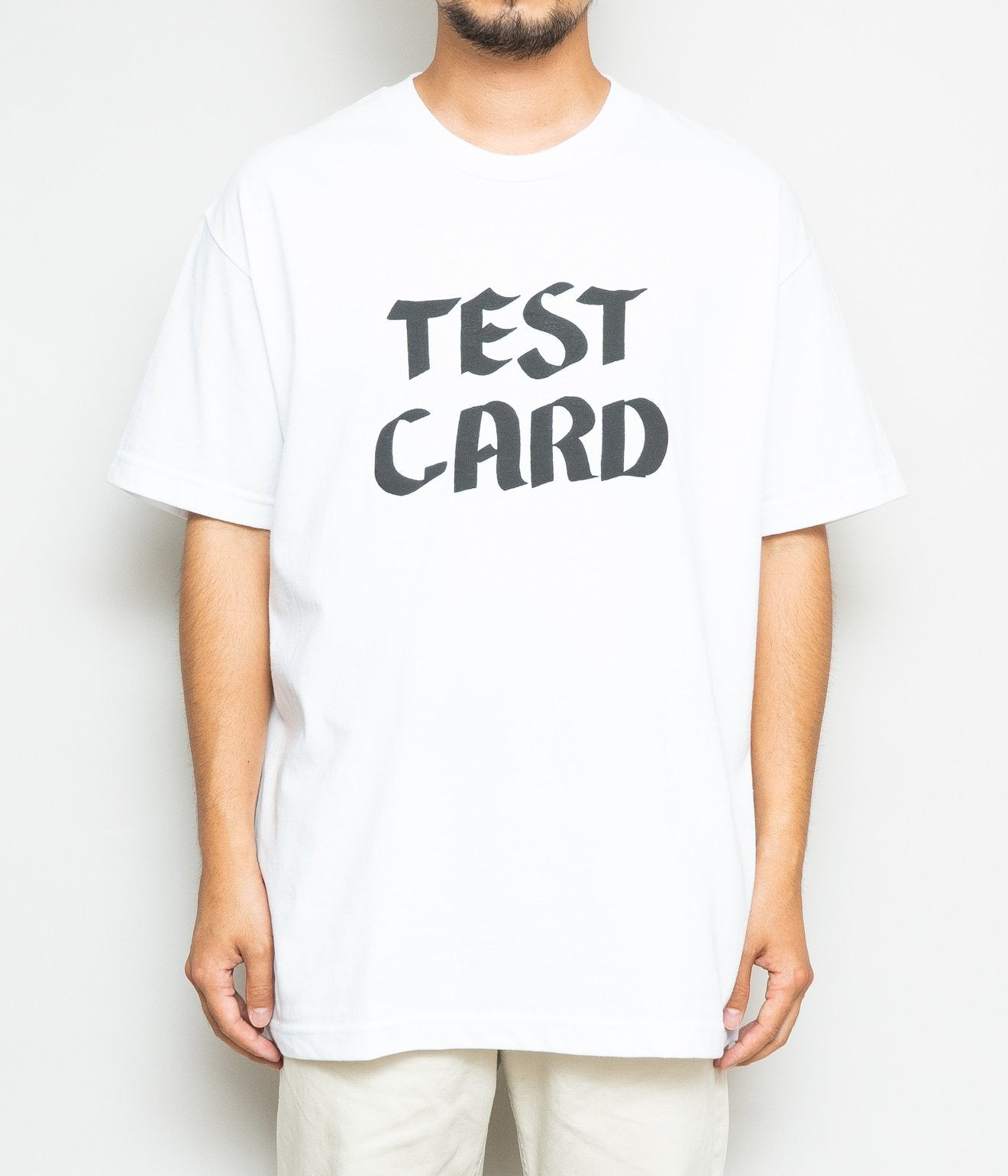 LOOSEJOINTS Tomoo Gokita / Test Card TEE WHITE - WEAREALLANIMALS