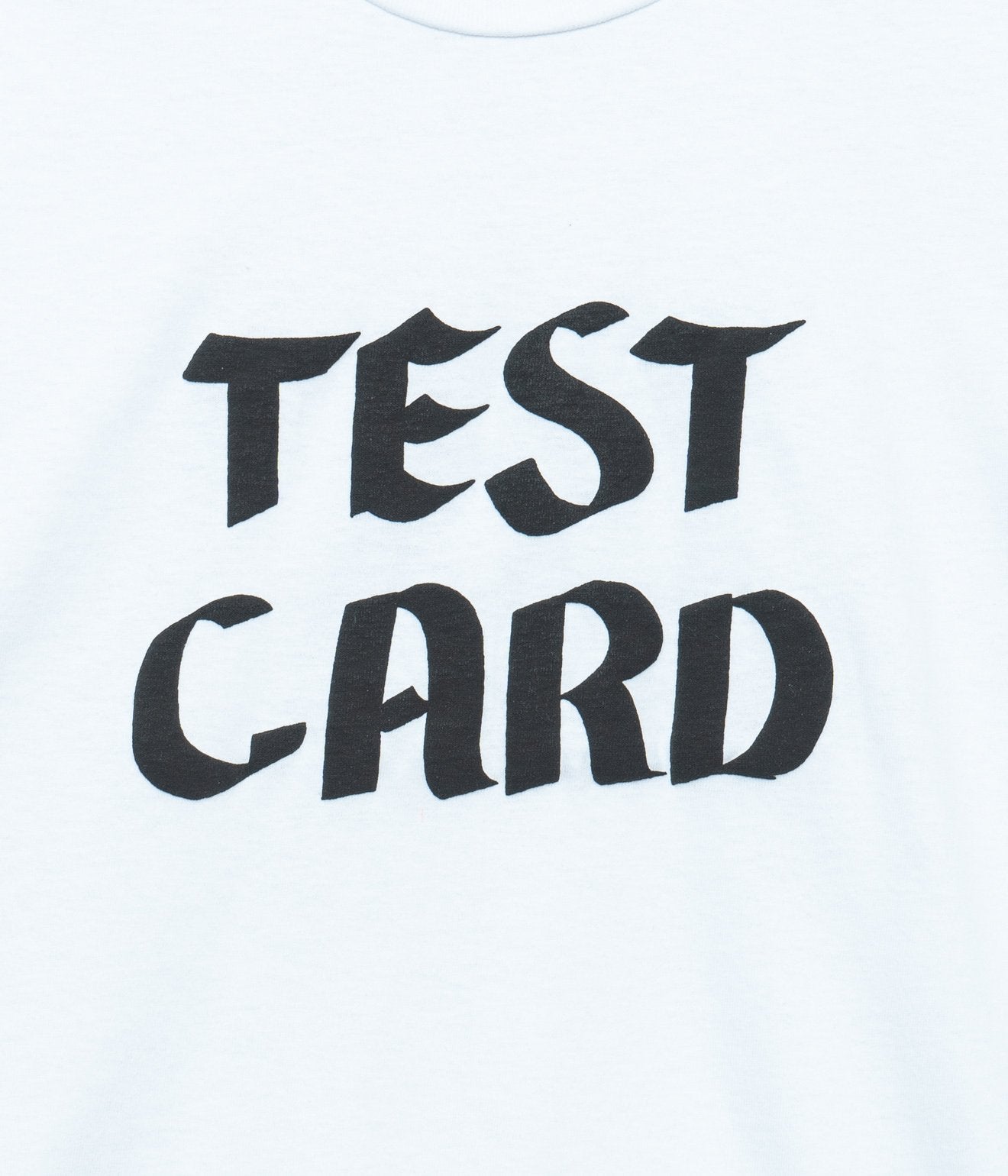 LOOSEJOINTS Tomoo Gokita / Test Card TEE WHITE - WEAREALLANIMALS
