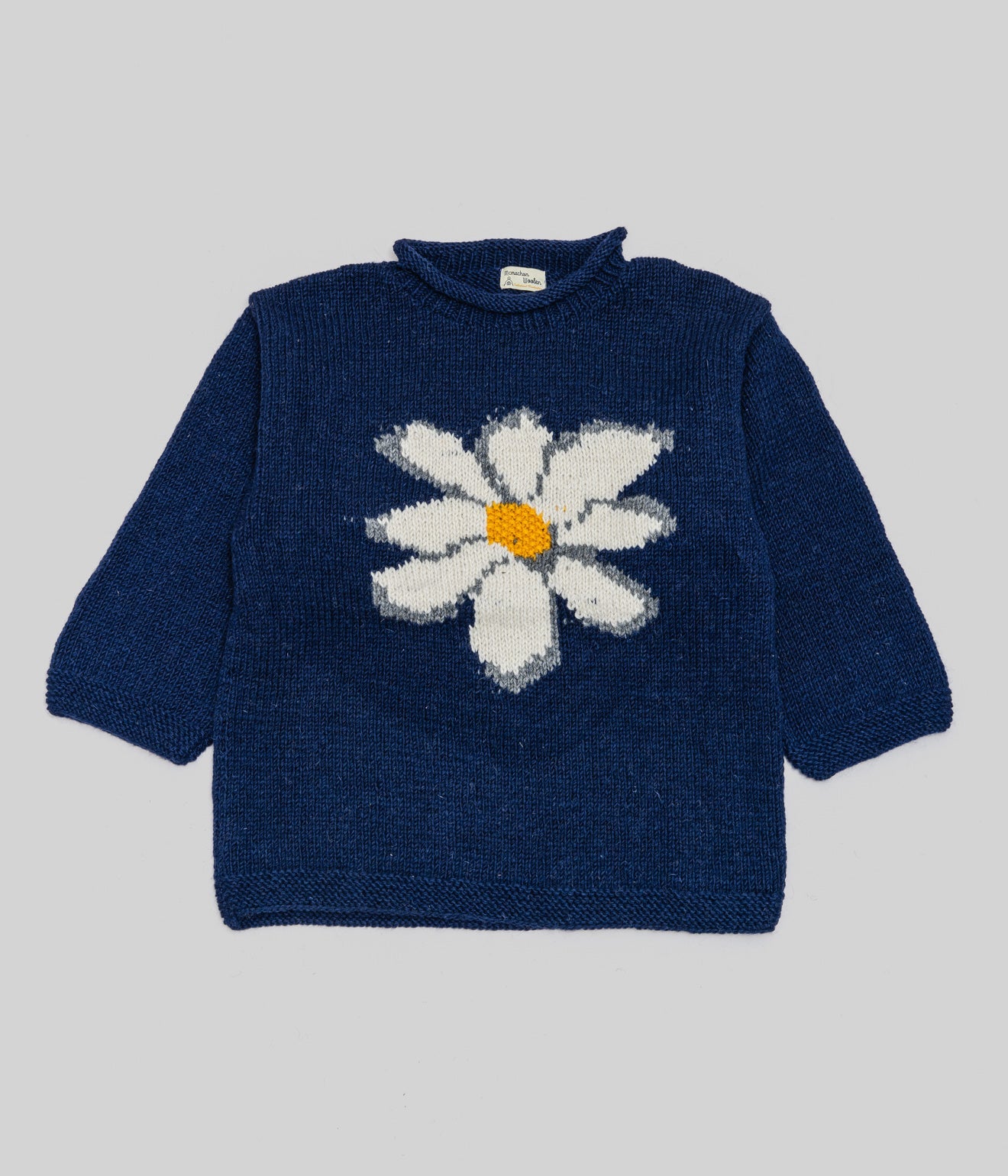 MacMahon Knitting Mills 】Roll Neck Knit-5Flowers-