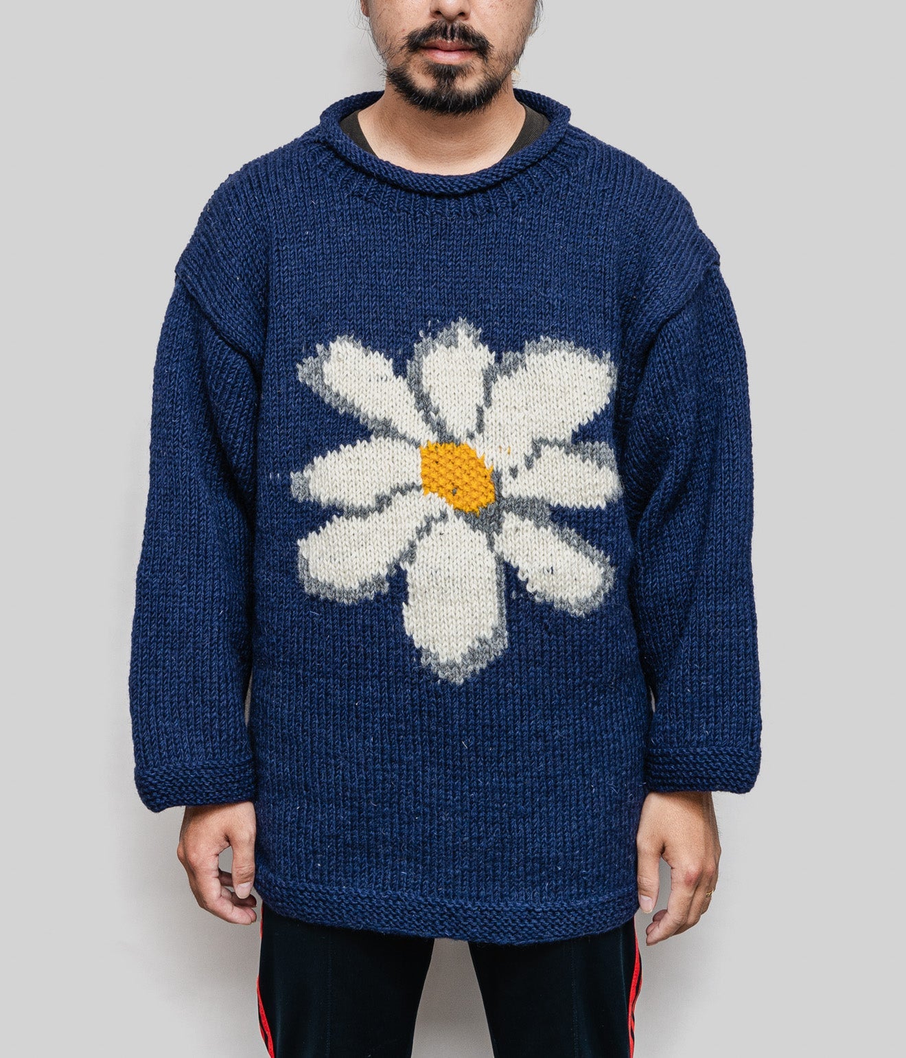 100%WOOLMacMahon KnittingMills FLOWERS - ニット/セーター
