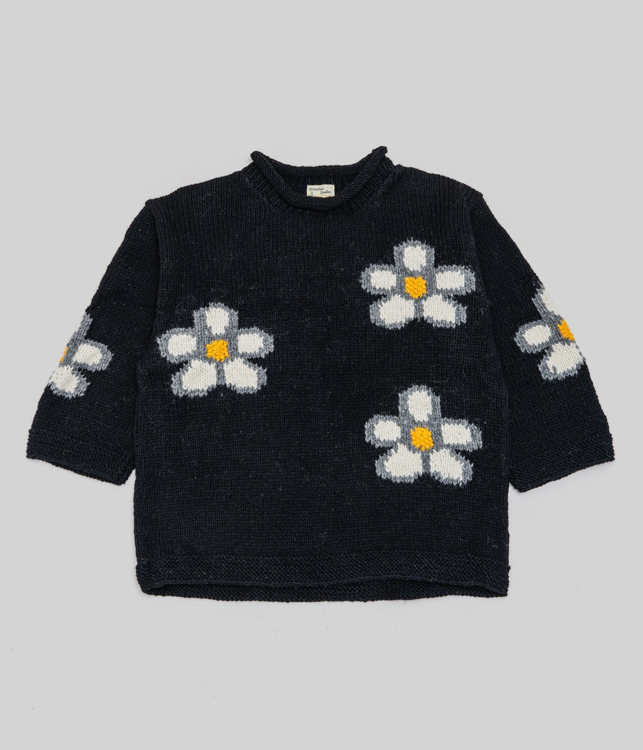 値下げ中】macmahon knitting mills 花柄ニット - ニット/セーター