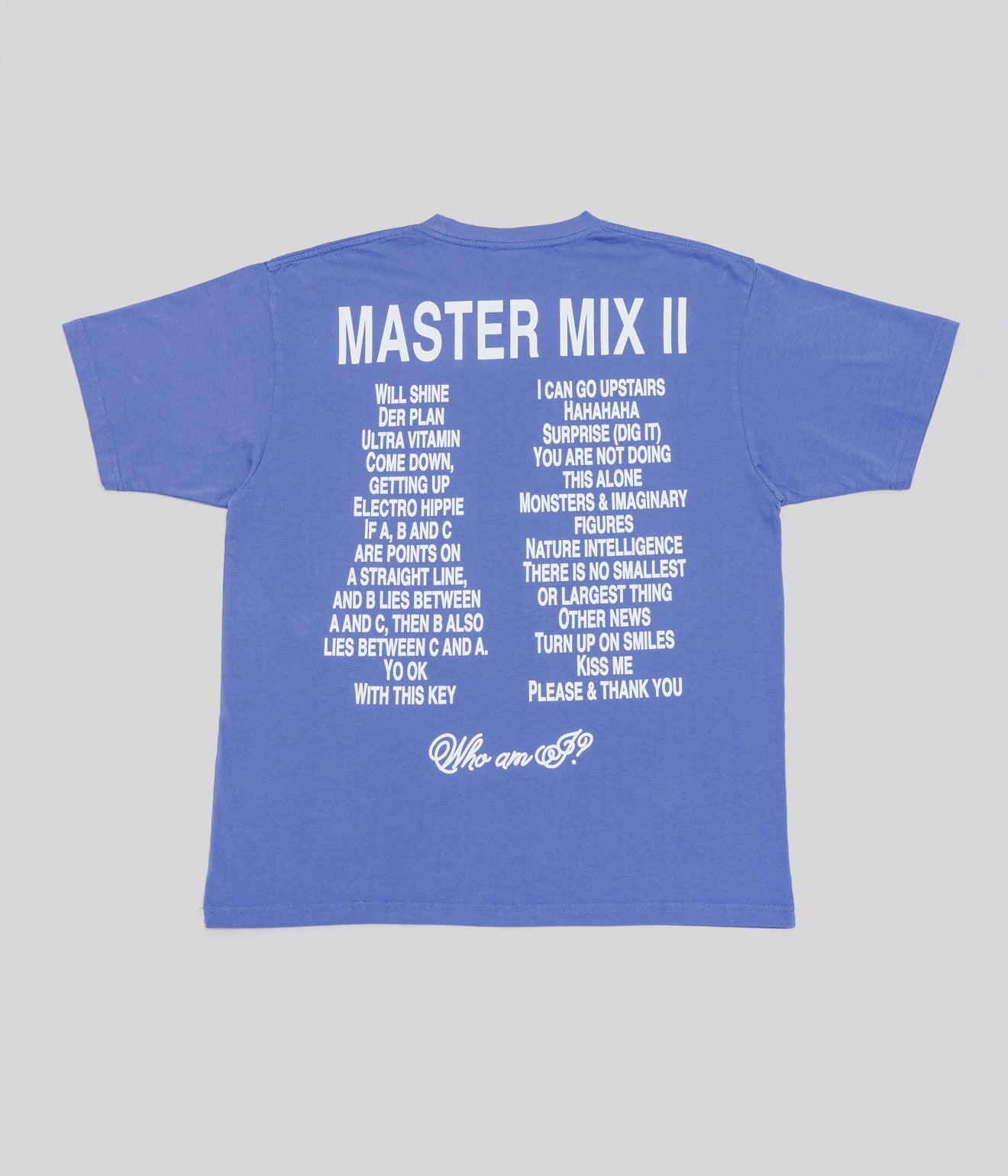 Public Possession "Master Mix II" T-Shirt Stone Washed Violet - WEAREALLANIMALS