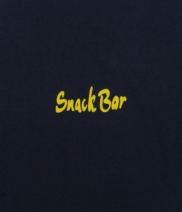 Public Possession "SNACK BAR" T-Shirt Navy Blue - WEAREALLANIMALS