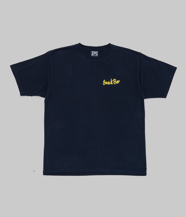 Public Possession "SNACK BAR" T-Shirt Navy Blue - WEAREALLANIMALS