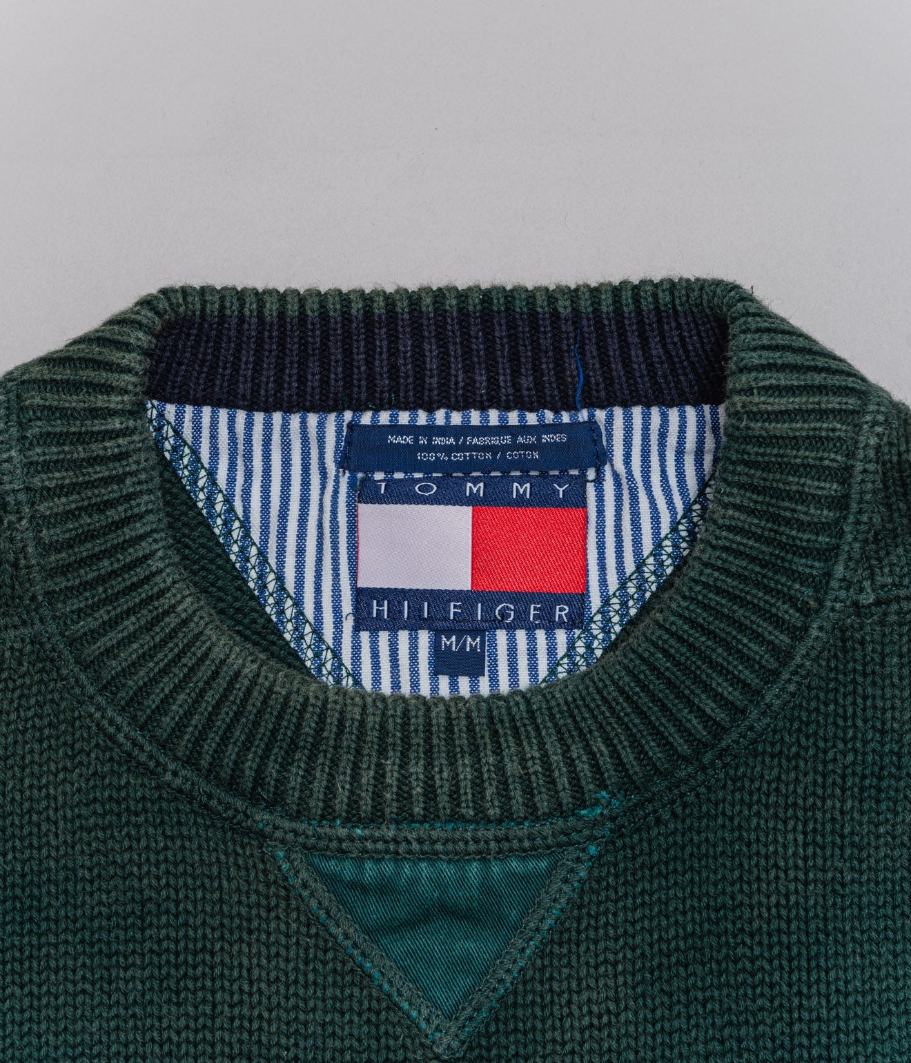 r "Tie-dye cotton sweater fire pattern" Green - WEAREALLANIMALS