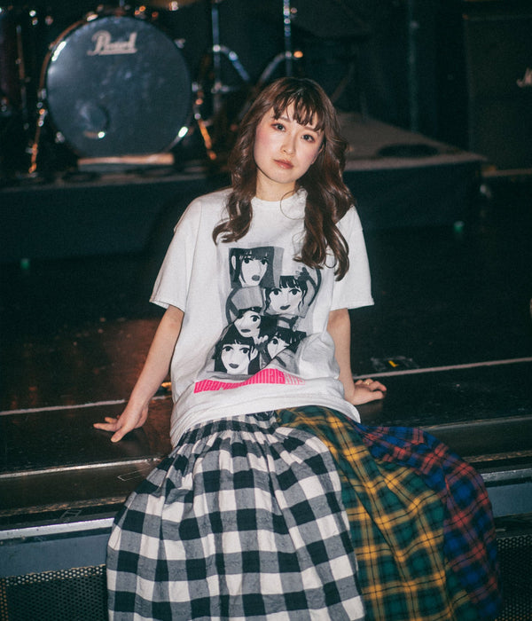 RAY × WEAREALLANIMALS × Momoko Nakamura "Bud" T-shirt black Print - WEAREALLANIMALS